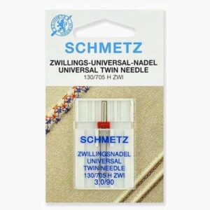 Иглы Schmetz двойные стандартные 130/705H ZWI № 90/3, 1 шт
