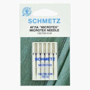 Иглы Schmetz микротекс 130/705H-M № 70, 5 шт
