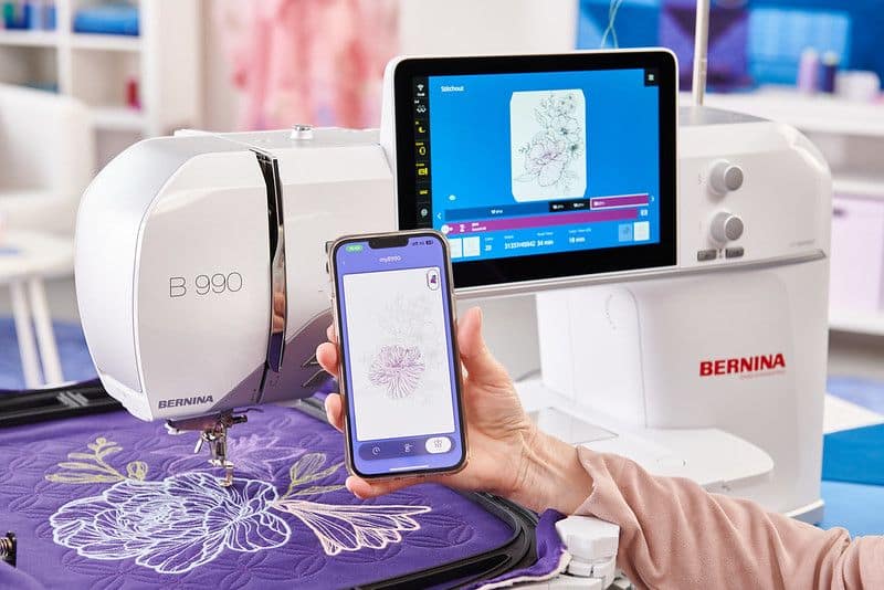 Швейная машина Bernina 990 с вышивальным блоком